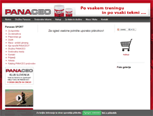 Tablet Screenshot of panaceo-sport.si